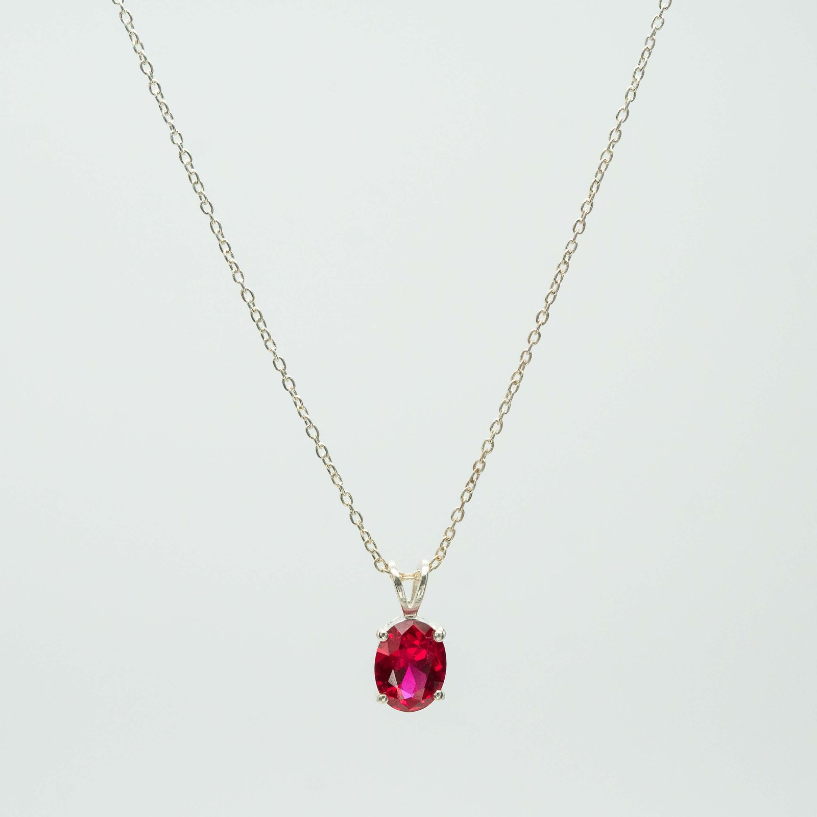 The Ruby Heart Necklace | SPARROW