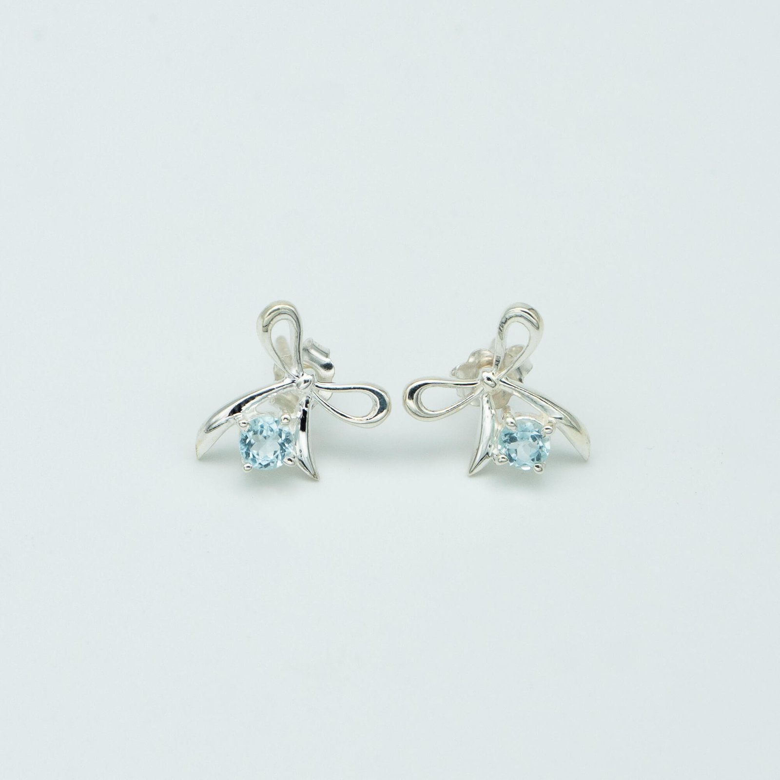 Karen Walker Bow Hoop Earrings - Sterling Silver - Walker & Hall